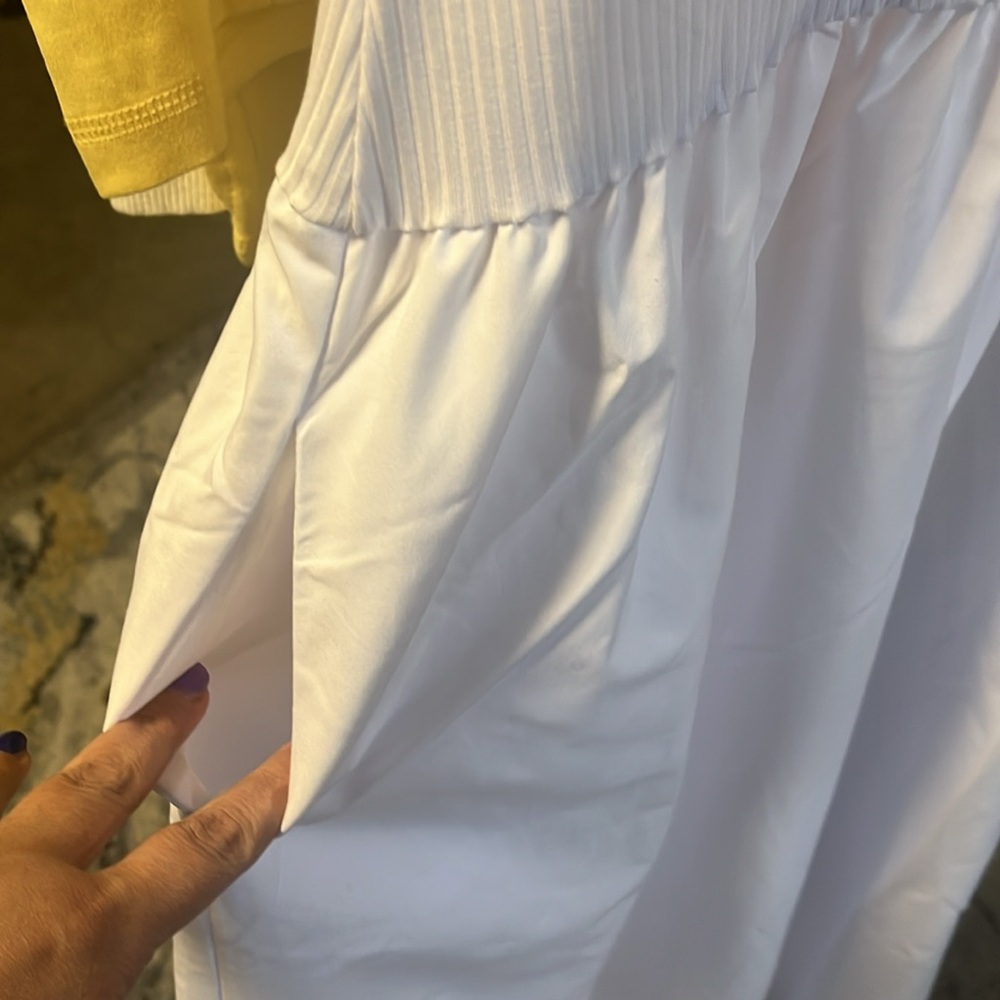 Cute & Comfy Ribbed Tank Dress With Pockets - Picture 4 of 4